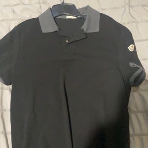 Black moncler polo